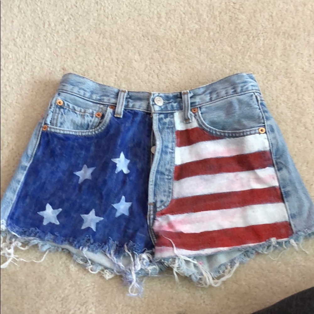 Personalized Levi Jean Shorts